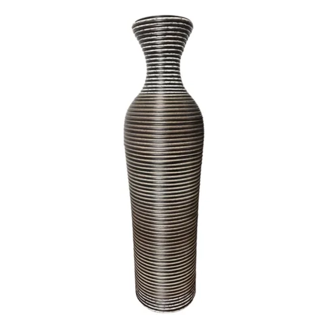 FLORERO JARRON DECORATIVO TEJIDO MODERNO 70 CM M13 - 3
