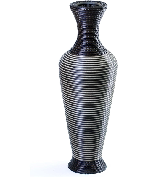 FLORERO JARRON DECORATIVO TEJIDO MODERNO 40 CM M3 - 3