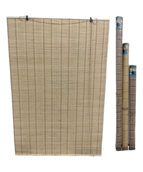 CORTINA ROLLER PERSIANA BAMBU ENROLLABLE 90X180 CM - 1