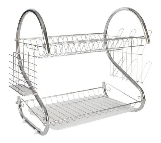 ESCURRIDOR LOZA PLATOS 2 NIVELES COCINA - 1