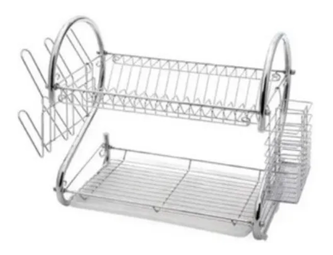 ESCURRIDOR LOZA PLATOS FIERRO PEQUEÑO - 4