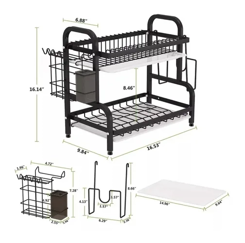 RACK ESCURRIDOR COCINA 2 NIVELES - 3