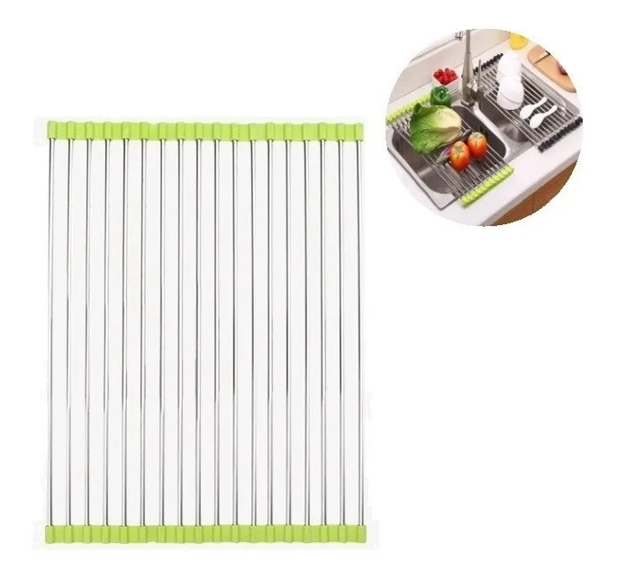 ESCURRIDOR PLEGABLE AJUSTABLE MULTIUSO 47X35CM - 1