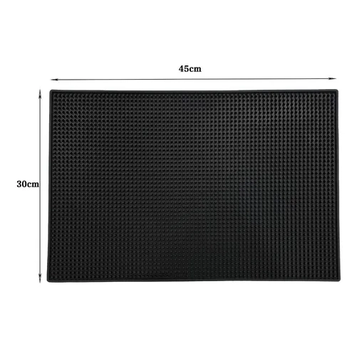 TAPETE ESCURRIDOR BAR COCINA COLOR NEGRO - 6