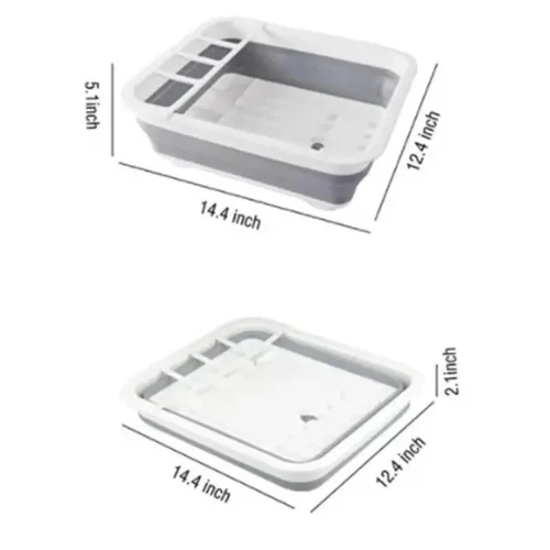 SECADOR PLATOS MULTIUSO PLEGABLE BLANCO/GRIS - 2