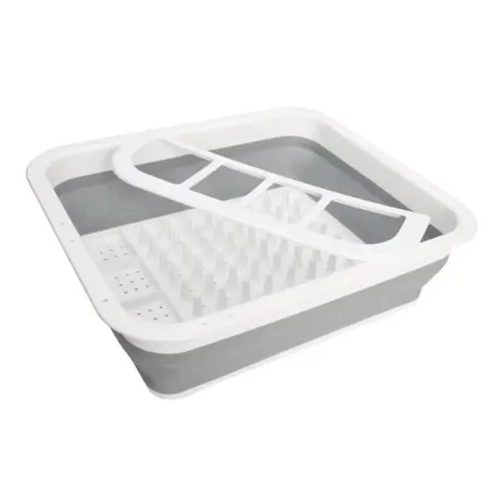 SECADOR PLATOS MULTIUSO PLEGABLE BLANCO/GRIS - 3