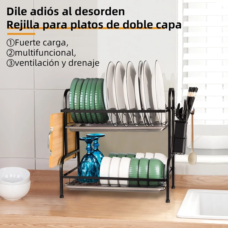SECAPLATOS ORGANIZADOR COCINA METAL - 3