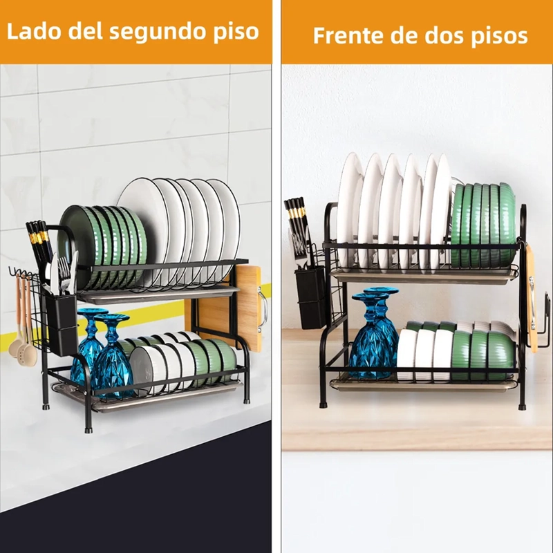SECAPLATOS ORGANIZADOR COCINA METAL - 5