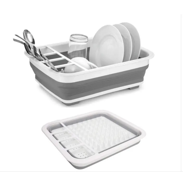 ESCURRIDOR PLATOS PLASTICO PLEGABLE - 1