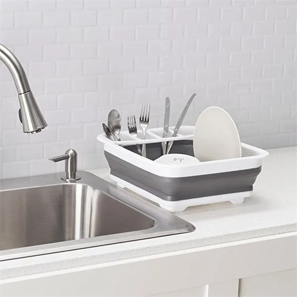ESCURRIDOR PLATOS PLASTICO PLEGABLE - 2