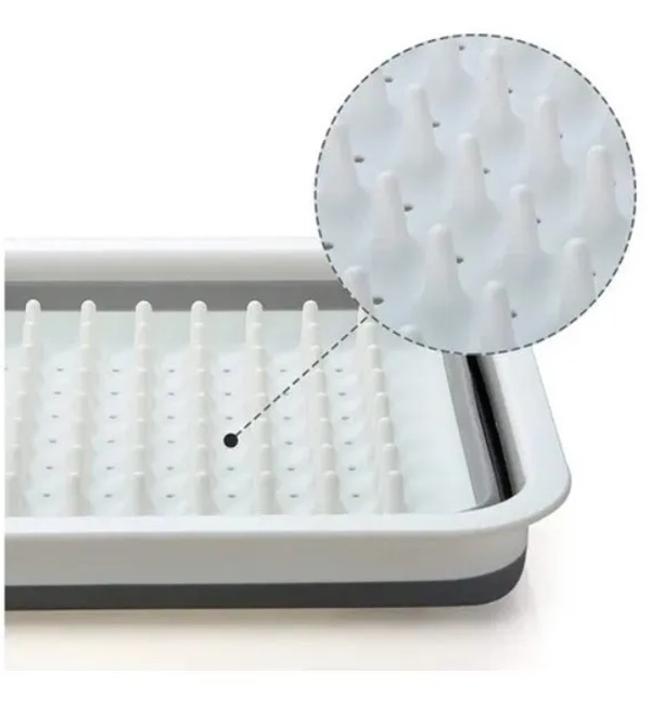 ESCURRIDOR PLATOS PLASTICO PLEGABLE - 4
