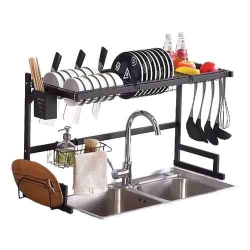 ESCURRIDOR LOZA GENE RICO 85CM COLOR NEGRO - 1