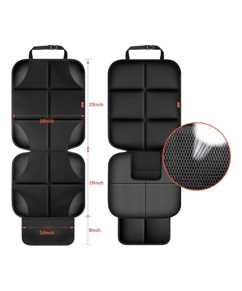 PACK 2 RESPALDO FUNDA CUBRE ASIENTO AUTO SUV ACOLCHADO - 3
