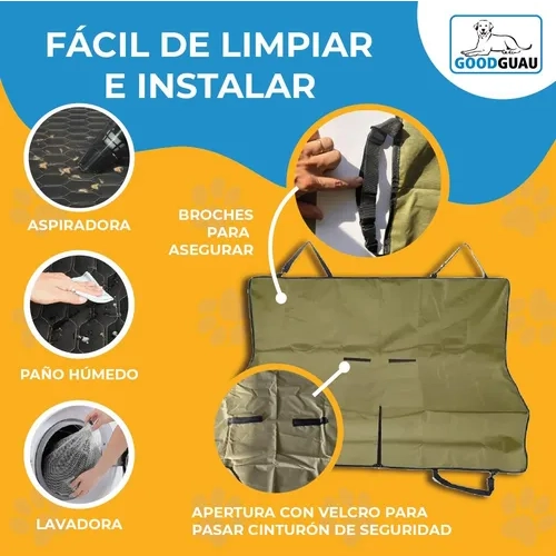 LONA IMPERMEABLE PROTECTORA PARA AUTO Y MASCOTAS - 3