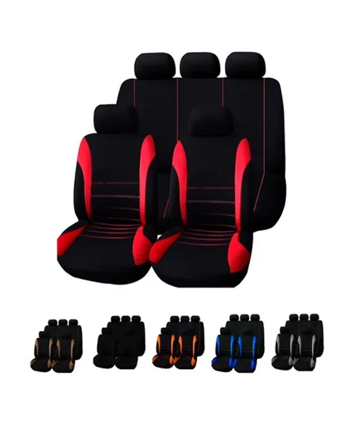 SET UNIVERSAL 10 PIEZAS FUNDA CUBRE ASIENTO PARA AUTOMOVIL - 2