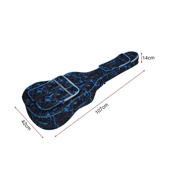 FUNDA GUITARRA ACUSTICA MUSIC STYLE ESTUCHE ENVIO EXPRESS - 2