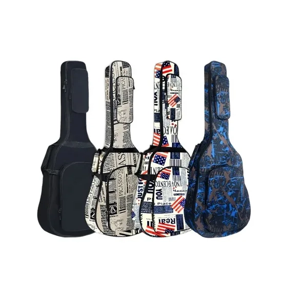 FUNDA GUITARRA ACUSTICA MUSIC STYLE ESTUCHE ENVIO EXPRESS - 4