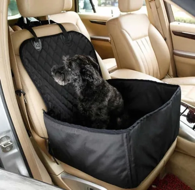 FUNDA PROTECTORA PARA ASIENTO DE AUTO, IDEAL PARA PERROS - 3