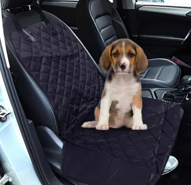 FUNDA PROTECTORA PARA ASIENTO DE AUTO, IDEAL PARA PERROS - 4