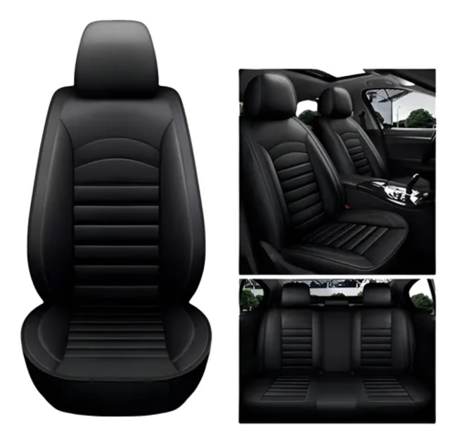 KIT FUNDA CUBRE ASIENTO AUTO PREMIUM LUXURY - 1
