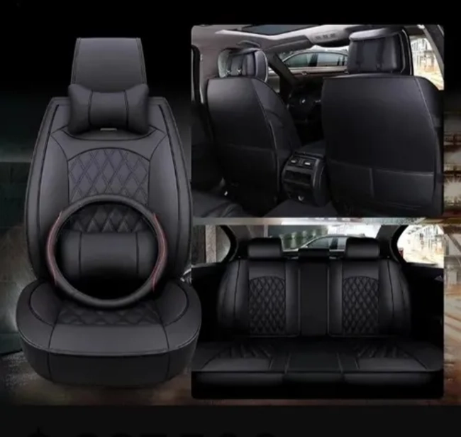 FORRO DE LUJO CUBRE ASIENTOS PARA AUTOS Y CAMIONETAS - 2