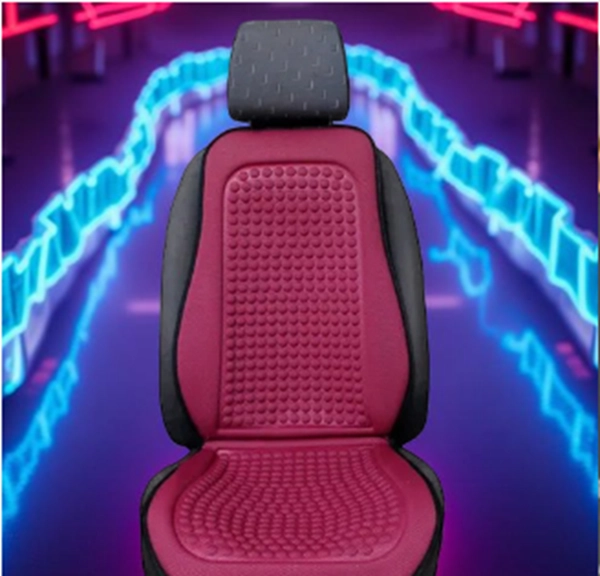 RESPALDO CUBRE ASIENTO ROJO INDIVIDUAL ERGONOMICO MASAJE - 2