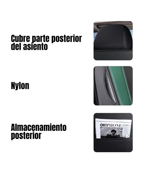 PACK FUNDAS PROTECTORAS PARA ASIENTOS DE AUTOS - 5