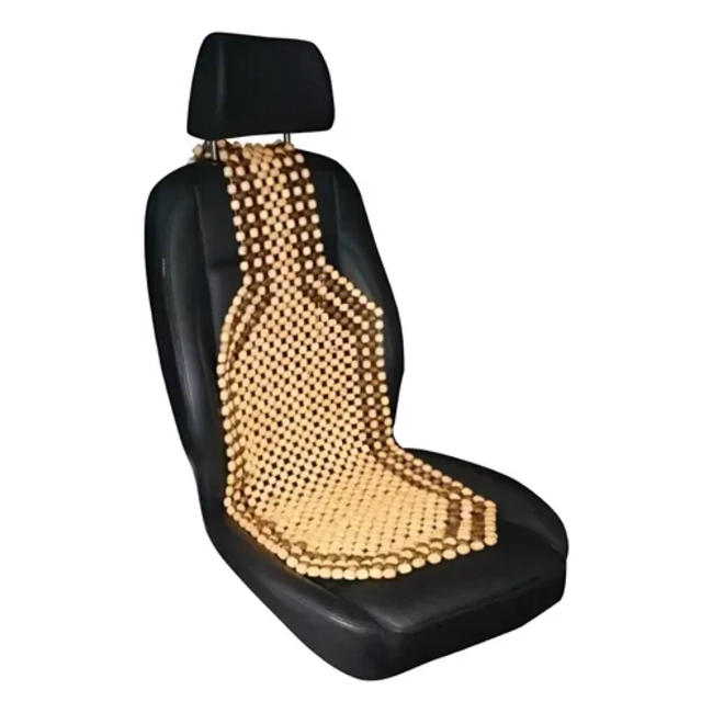 RESPALDO DE MADERA CONFORTABLE PARA SILLAS AUTOS Y CAMIONETAS - 2