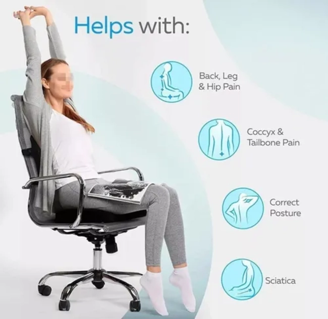 COJIN PARA ASIENTO SILLA CON SOPORTE DE COLUMNA - 3
