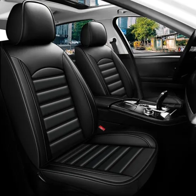 KIT FUNDA CUBRE ASIENTO AUTO PREMIUM LUXURY - 2
