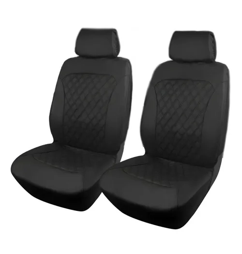 FUNDA CUBRE ASIENTO AUTO 9 PIEZAS PANAL ECO CUERO UNIVERSAL - 1