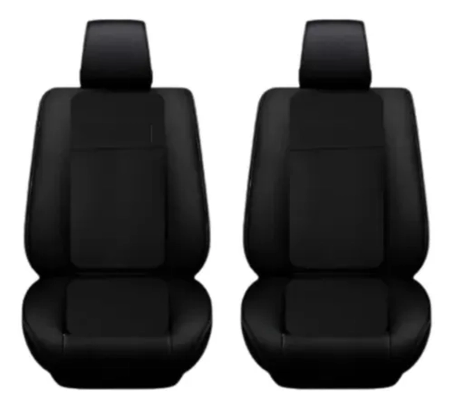 FUNDAS CUBRE ASIENTO AUTOS UNIVERSALES DE ECOCUERO - 2