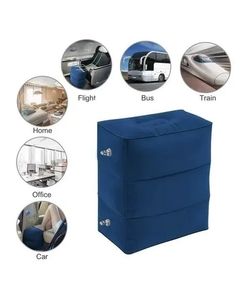 ALMOHADA COJIN INFLABLE PORTATIL PARA VIAJE Y CAMA INFANTIL - 8