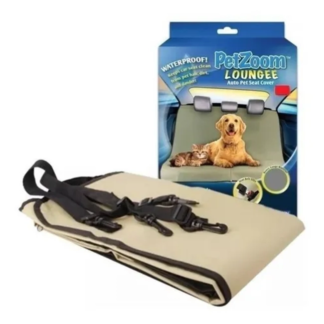 LONA FUNDA MANTA PARA CUBRE ASIENTO AUTO MASCOTA - 5