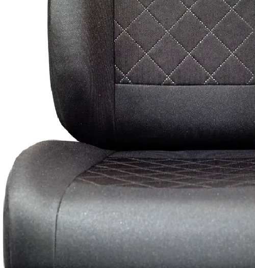 KIT FUNDA CUBRE ASIENTO CUERO Y TELA UNIVERSAL LUXURY - 6