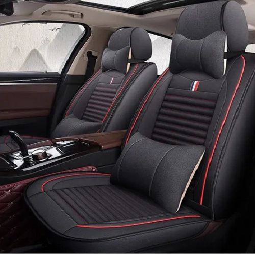 FUNDAS CUBREASIENTO NEGRO UNIVERSALES - 5