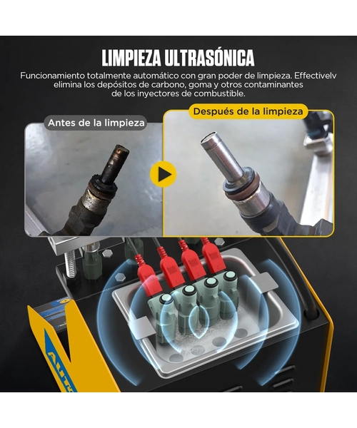 TINA ULTRASONIDO AUTOOL CT150 PARA LIMPIAR Y PROBAR INYECTORES - 4