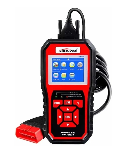 SCANNER OBD2 KOMWEI KW850 LECTOR Y BORRADO DE CODIGOS - 1