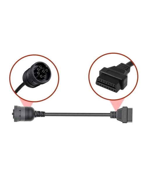 CABLE CONECTOR OBD2 9 A 16 PIN DEUTSCH CUMMINS J1939 J1708 - 5