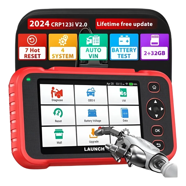 SCANNER AUTOMOTRIZ LAUNCH CRP123E HERRAMIENTA ESCANEO - 2