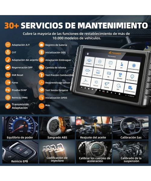 ESCANER AUTOMOTRIZ FOXWELL NT1009 PARA AUTOS - 6