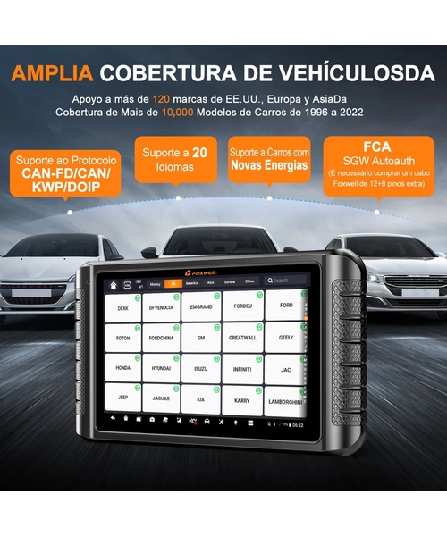 ESCANER AUTOMOTRIZ FOXWELL NT1009 PARA AUTOS - 9