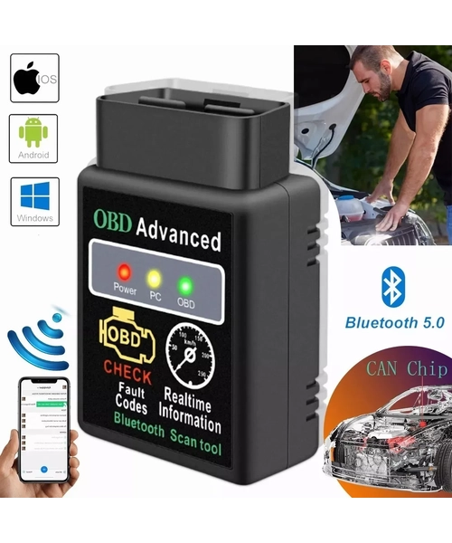 SCANNER AUTOMOTRIZ ELM327 BLUETOOTH OBD2 V1.5 - 2