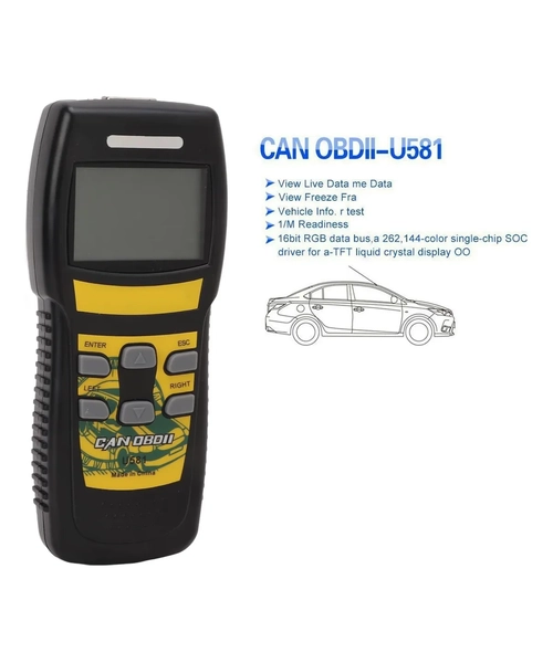 HERRAMIENTA SCANNER AUTOMOTRIZ MULTIMARCA OBDII MEMOSCAN U581 - 4