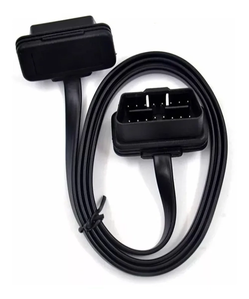 CABLE EXTENSION PLANO OBDII OBD2 MACHO A HEMBRA - 1