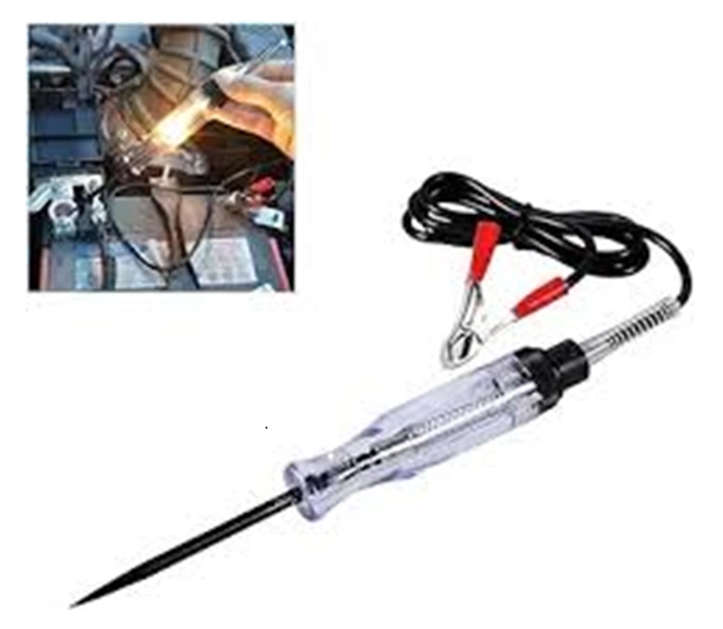 PROBADOR CIRCUITO ELE CTRICO BATERIA AUTOMOTRIZ 6V 12V 24V - 5