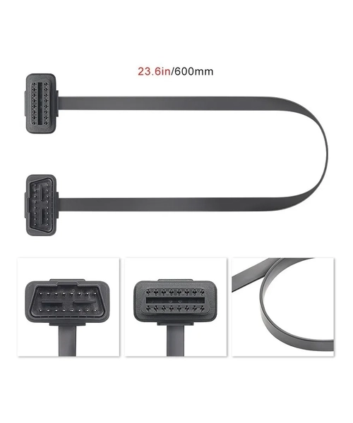 CABLE SPLITTER OBD2 A DOBLE HEMBRA 16 PINES SCANNER EXTENSOR - 7