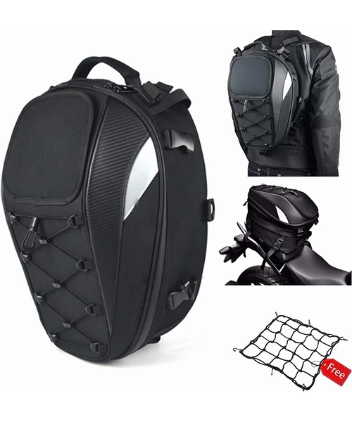 HELMET BAG SPORT PARA MOTOCICLETA NEGRO - 1