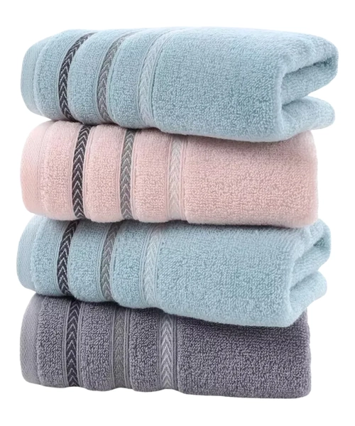 PACK 6 TOALLAS DE MANO ALGODON BAÑO COCINA 35X75 CM - 1