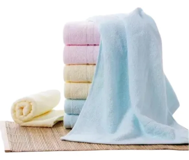 PACK 6 TOALLAS BAÑO COLORES ALGODON 95X48 CM - 1